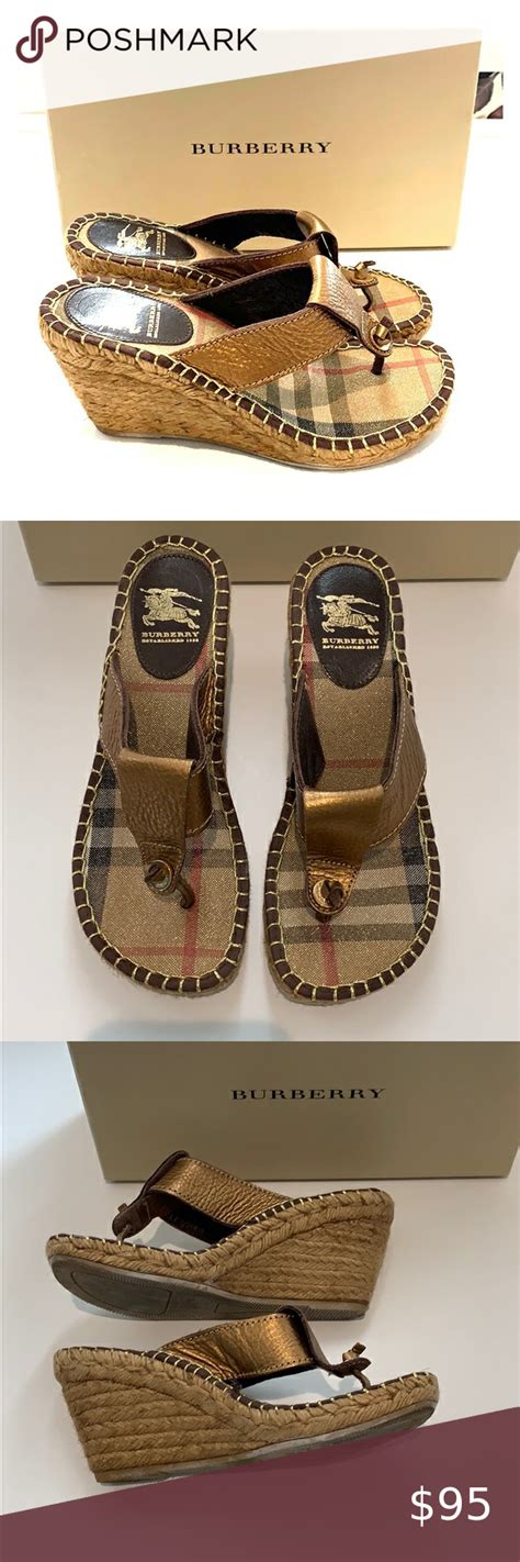 burberry wedge sandals sale|Burberry wedge sandals itcaloc935mon.